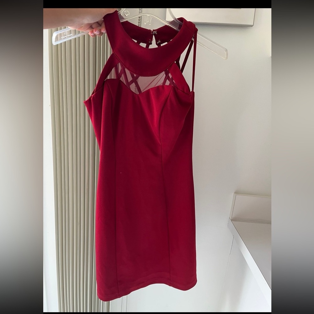 Speechless Vibrant Red strappy Dress